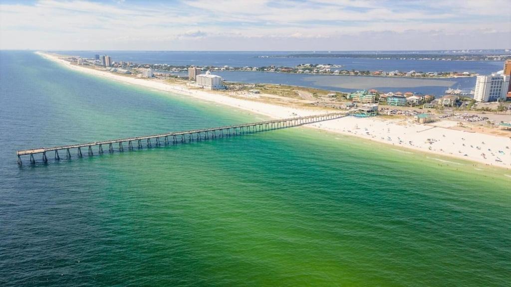 Ocean Front Penthouse Suite Panoramic Views Of Gulf,Pensacola Beach,Pier, & Bay Екстер'єр фото